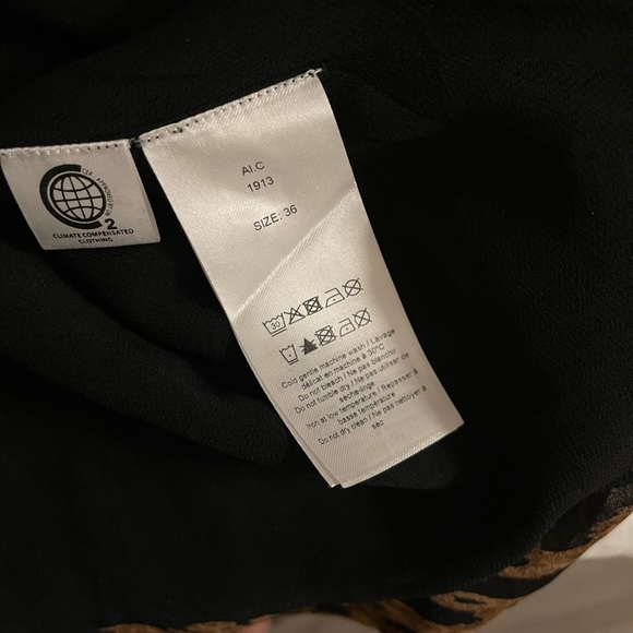 Ganni Tiger print mini wrap dress - Picture 3 of 3